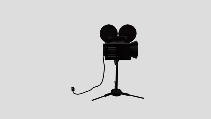 Camera inspired lamp 3D Model
