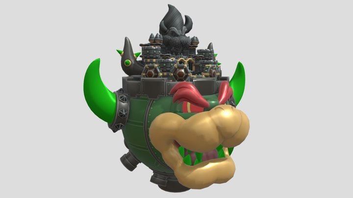 Castle Bowser - Super Mario Bros. Wonder 3D Model