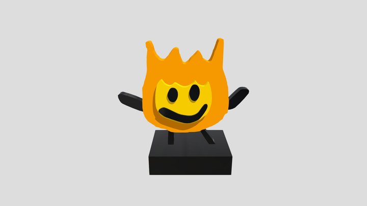 Firey Jr. (BFB) 3D Model