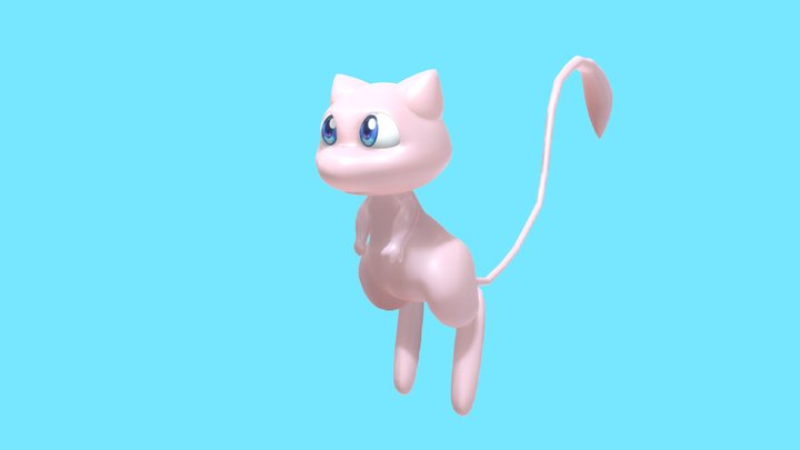 Mew 1.0 3D Model