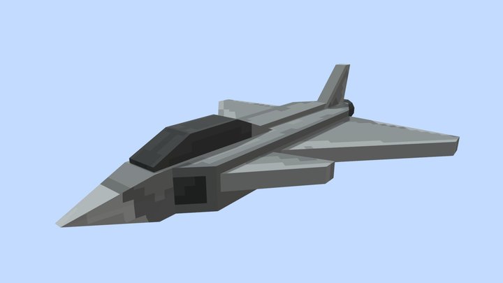 Low-poly Gripen Fighter Jet 3D Model