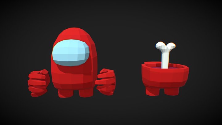 Among Us Crewmate – Modello 3D gratuito STL