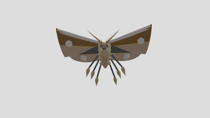 Backrooms Entity 4 Death Moths (Wikidot) 3D Model