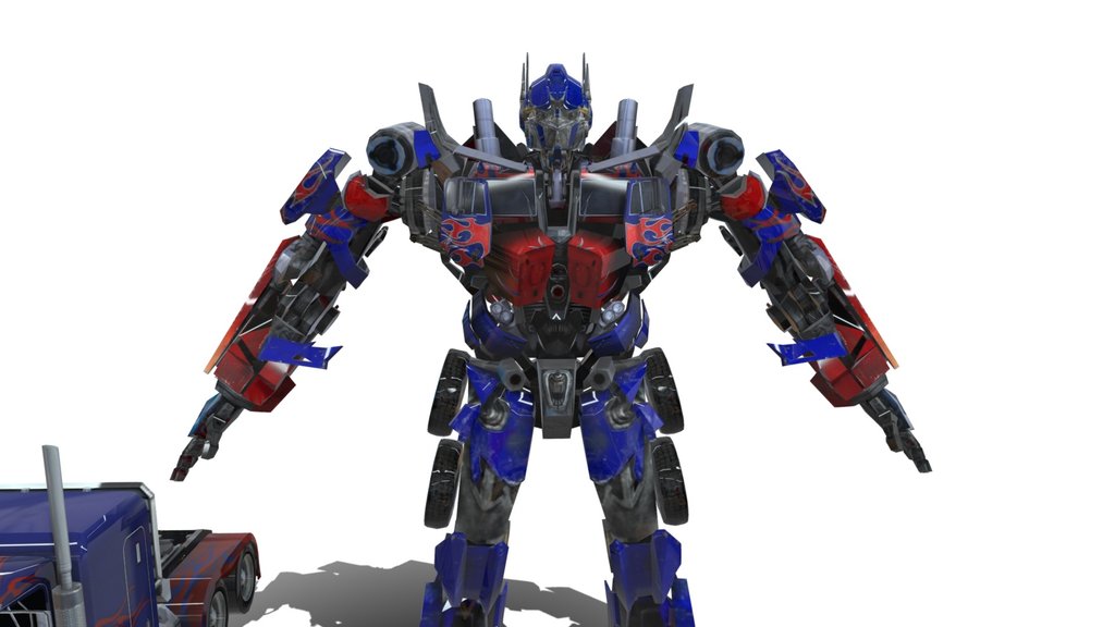 Optimus Prime 2007 ROTF Model Custom