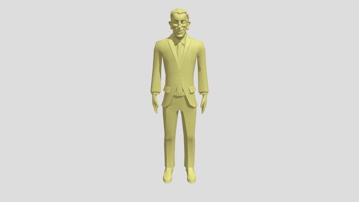 Walt Disney 3D Model