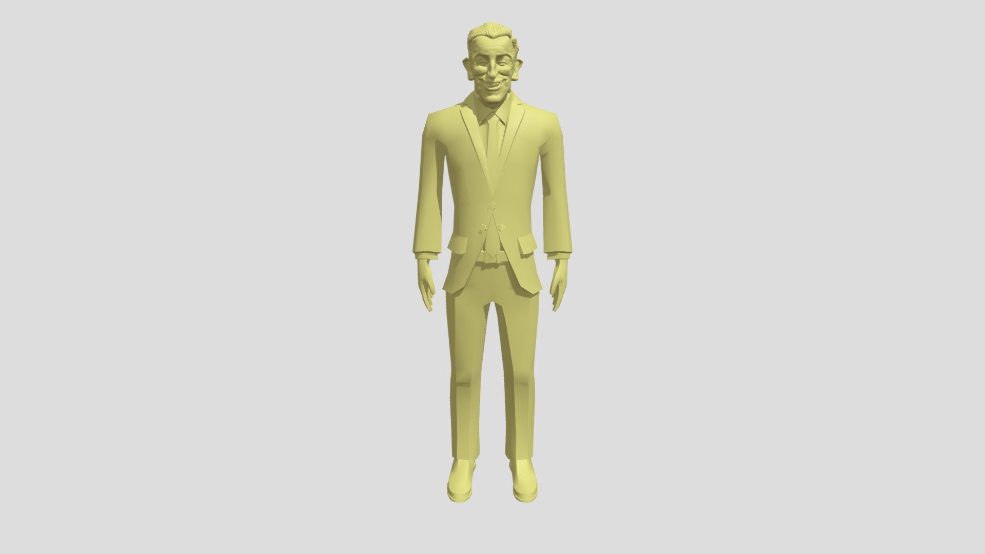 Walt Disney - 3D model by Jorge_SK (@jorge_skore) [8360ea1] - Sketchfab