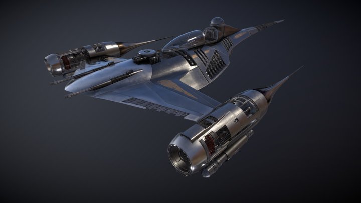 The Mandalorian. N1 Starfighter 3D Model