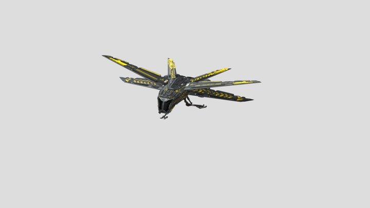 Sci-fi Ship MCX10 3D Model