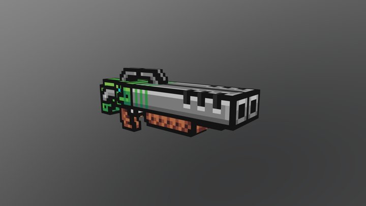 (Pixel gun) Assault Shotgun 3D Model
