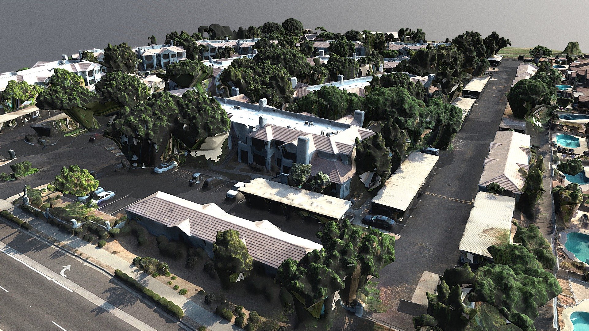 67TH AVE APARTMENTS FROM DRONE - JUNE 2021 - Download Free 3D model by ...