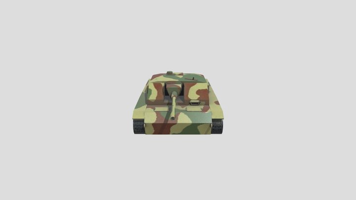 Stug 3 Ausf F enkel poly 3D Model