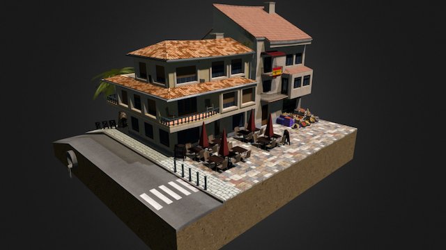 CityScene_Puçol_Verpoort_Friedel_1DAE18 3D Model