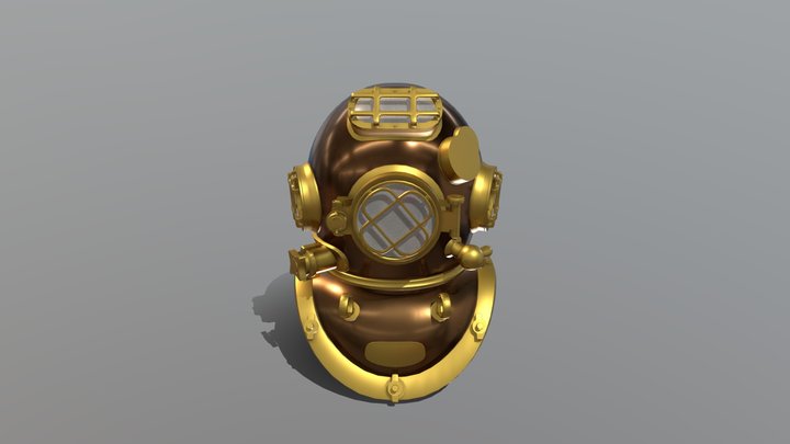 Водолаз 3D Model