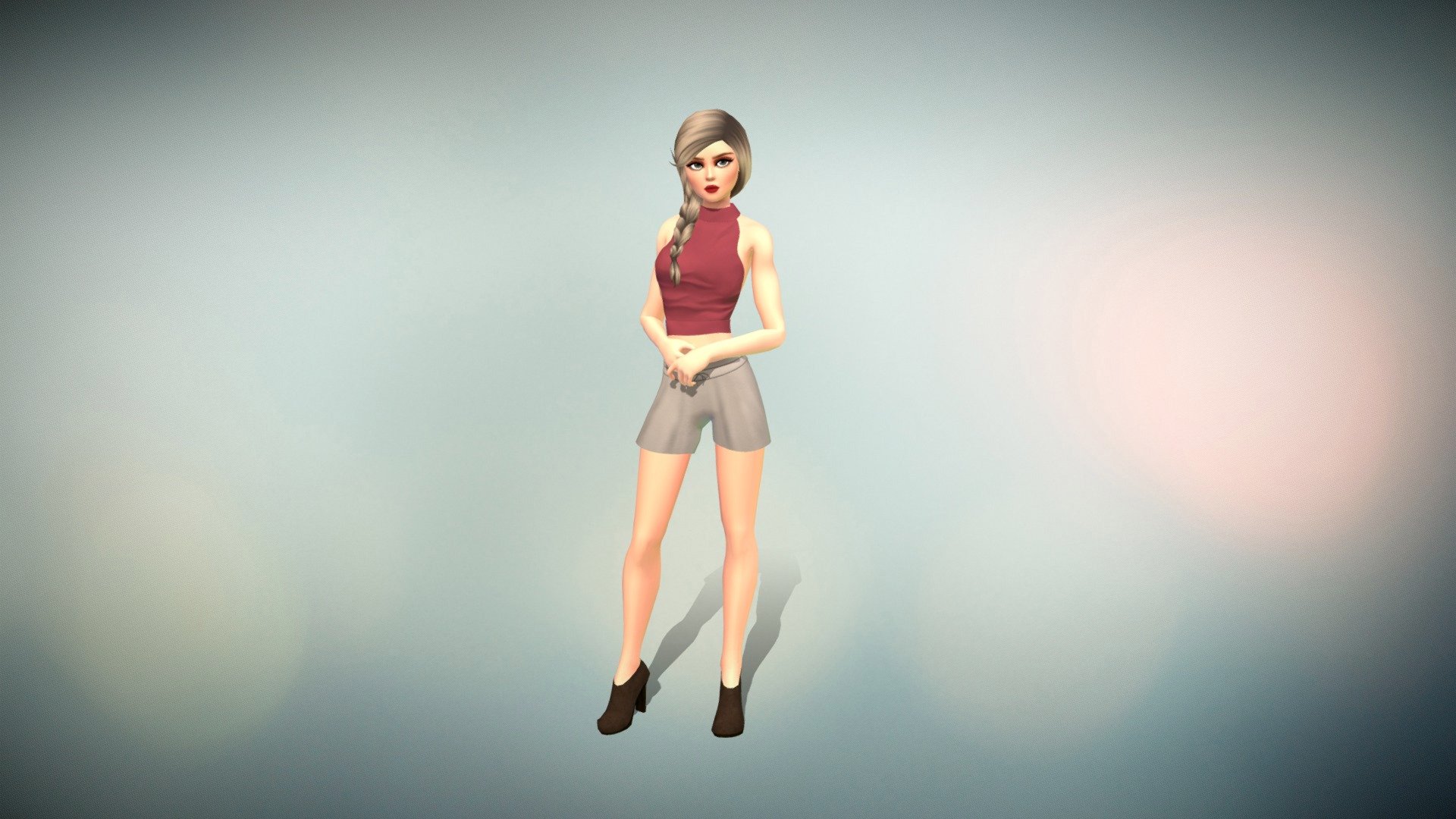 Dahlia: Stylized Casual (Outfit 2) - 3D model by stellargameassets ...