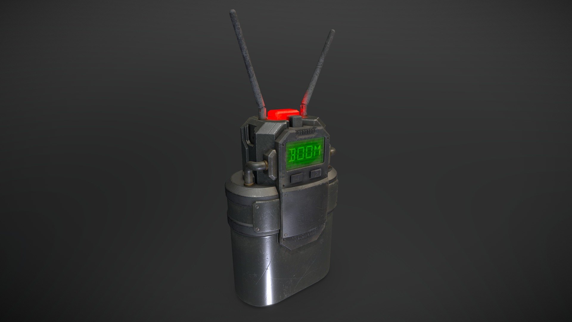 Remote Bomb 3D model by Becquerel1 [8364142] Sketchfab