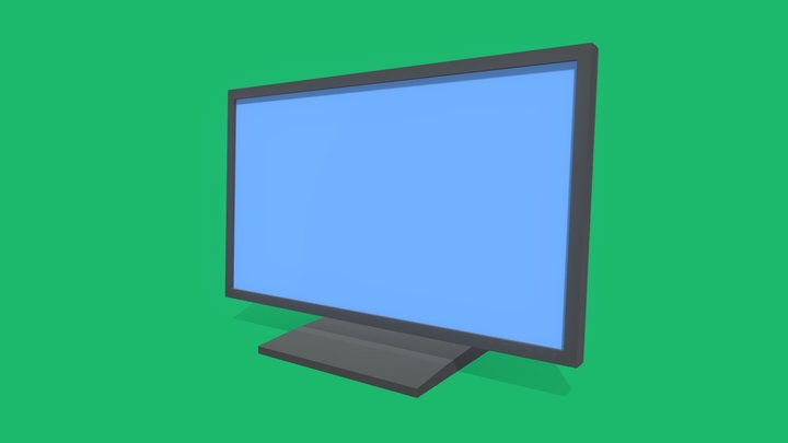 monitor 3D Model