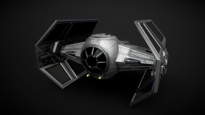 Darth Vader's TIE Advanced x1 3D Model