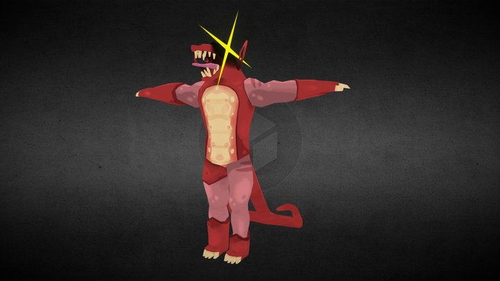 Villain Character 3D Model