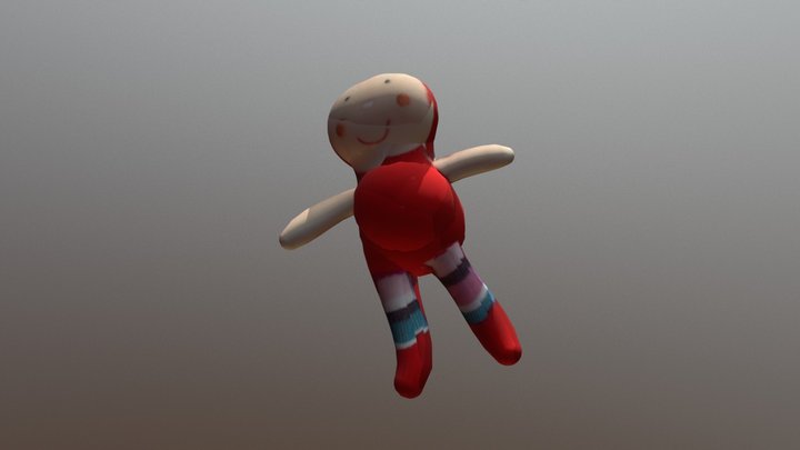 Red doll (incomplete) 3D Model