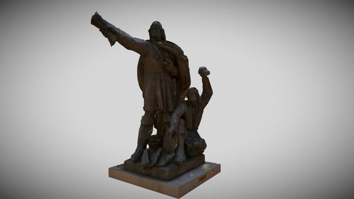 Estatua Diogo Cao 3D Model