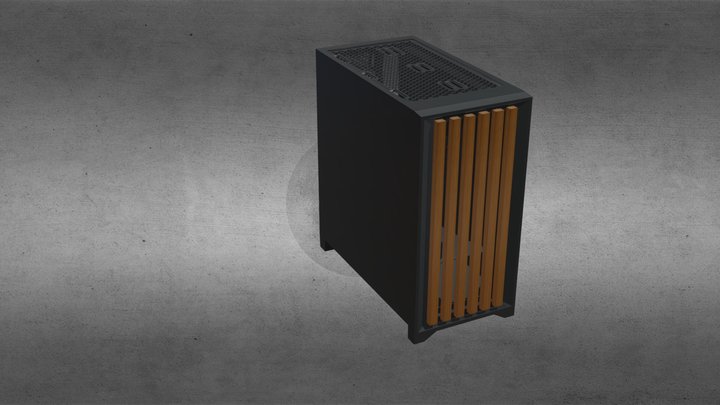 crosair 4000d x fractal north 3D Model