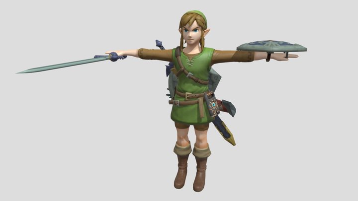 LINK - PBR - RIGGED 3D Model