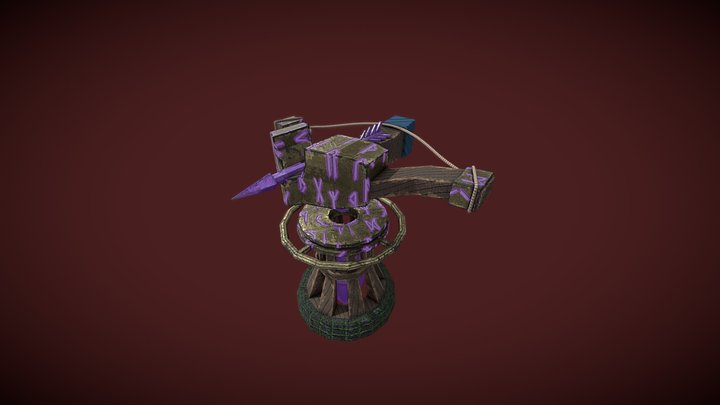 Crossbow Turret 3D Model