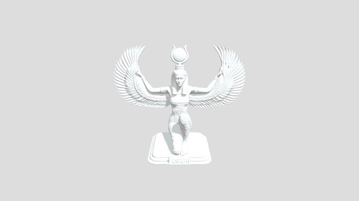 Goddess of Wings ISIS 3D Model