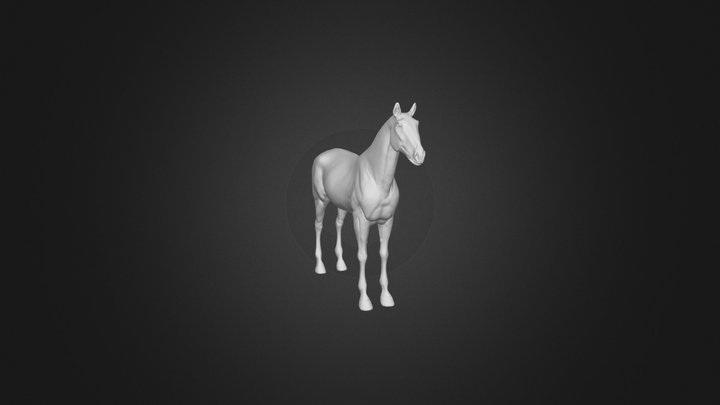another horse sculpt.. 3D Model