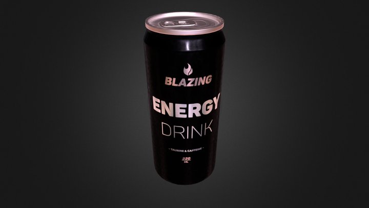 Energy Drink Game Ready Model 3D Model