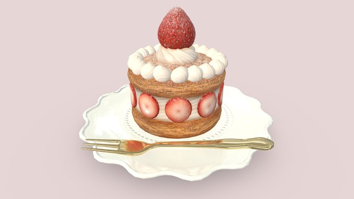 Shortcake Pie 3D Model