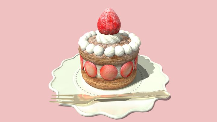 Shortcake_Set_02 3D Model