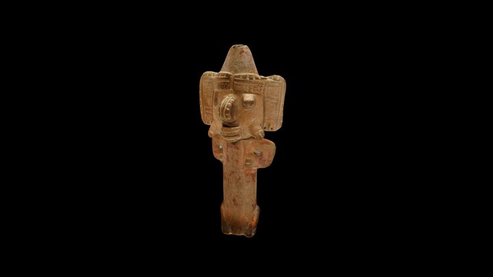Ídolo antropomorfo  (M. de Sitio Cabeza de Vaca) – Modello 3D gratuito STL
