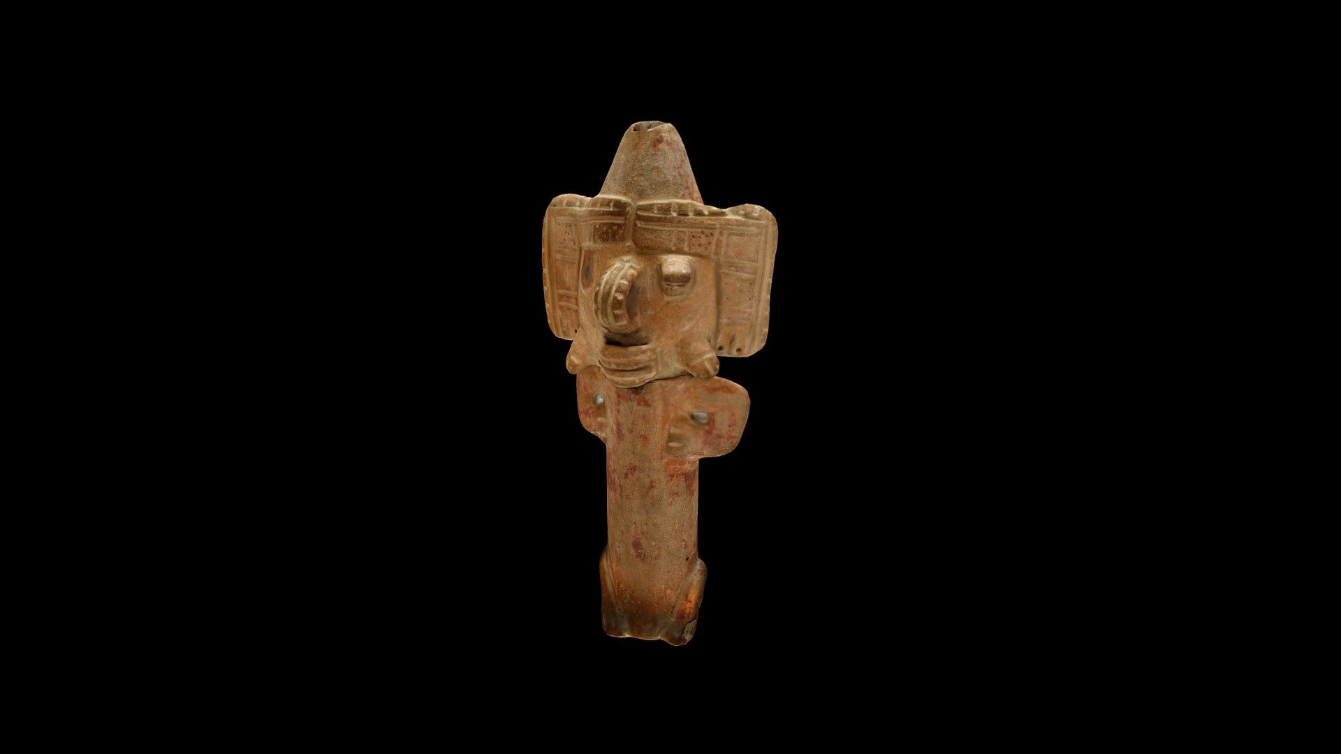 Ídolo antropomorfo  (M. de Sitio Cabeza de Vaca)