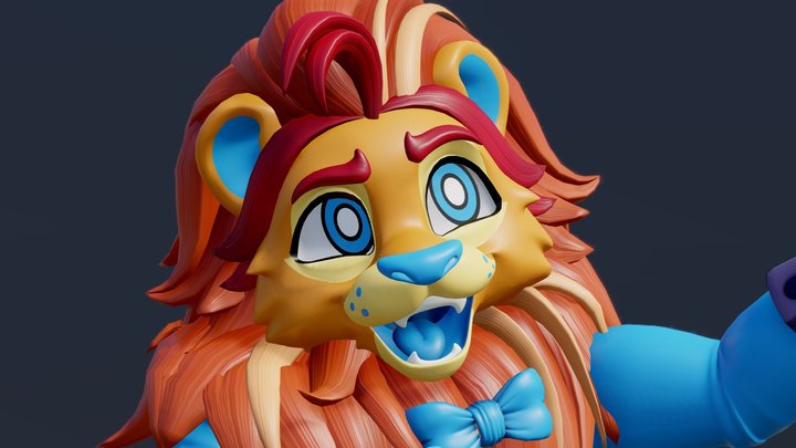 Lloyd L. Lion - Indigo Park – Modello 3D gratuito STL