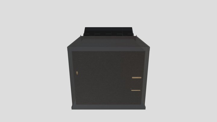 Shipping Container Room 3D Model