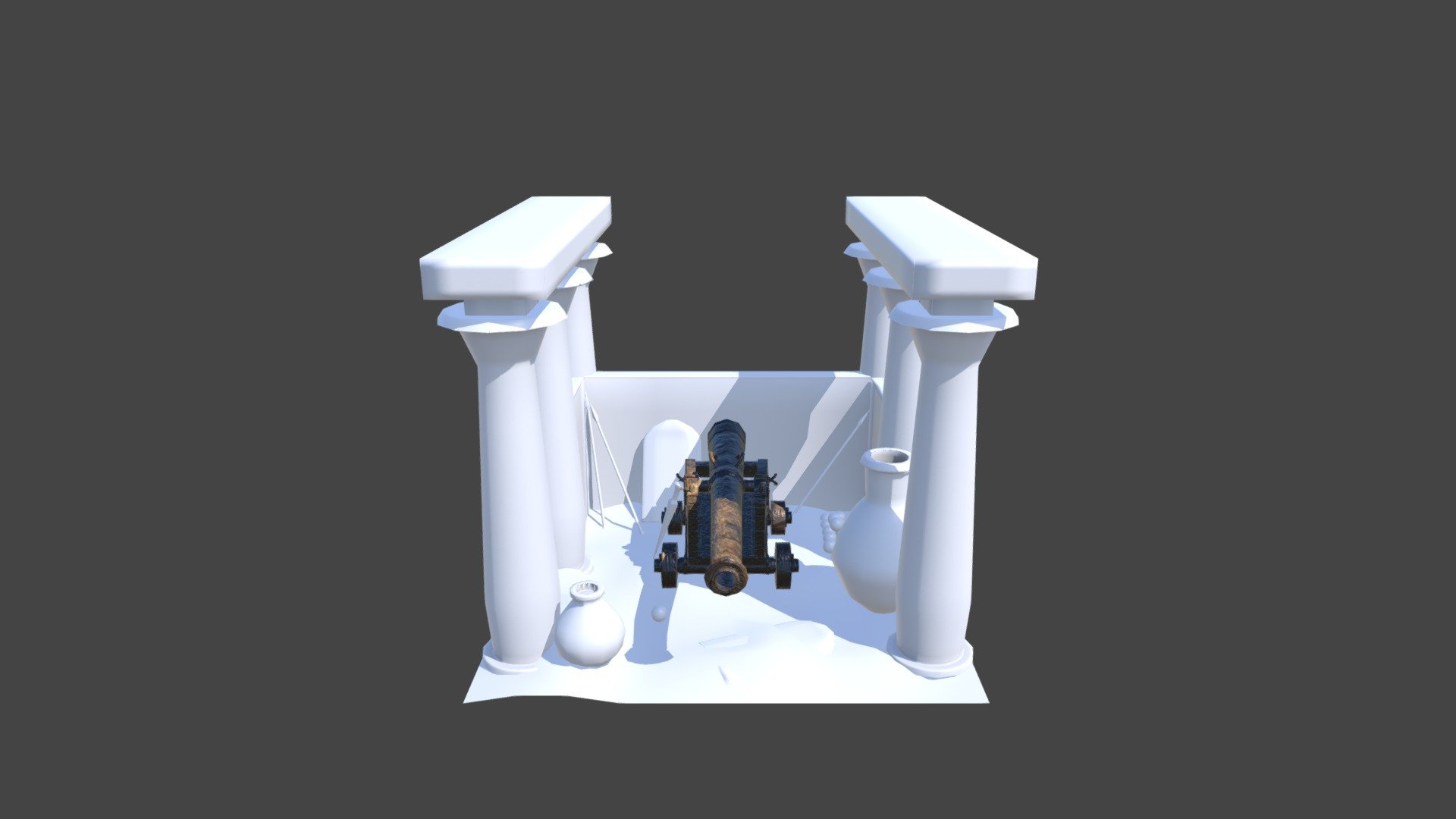 Baked Enviornment with Cannon