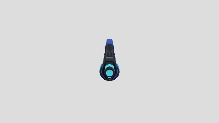 Sci-fi-shotgun 3D Model