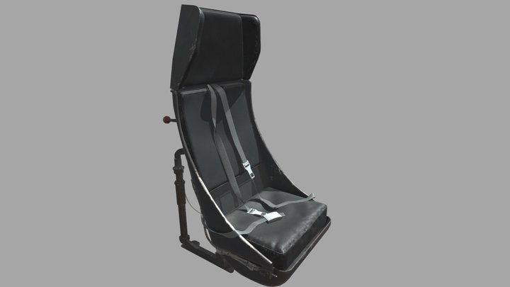 Mi-24 Pilot seat 3D Model