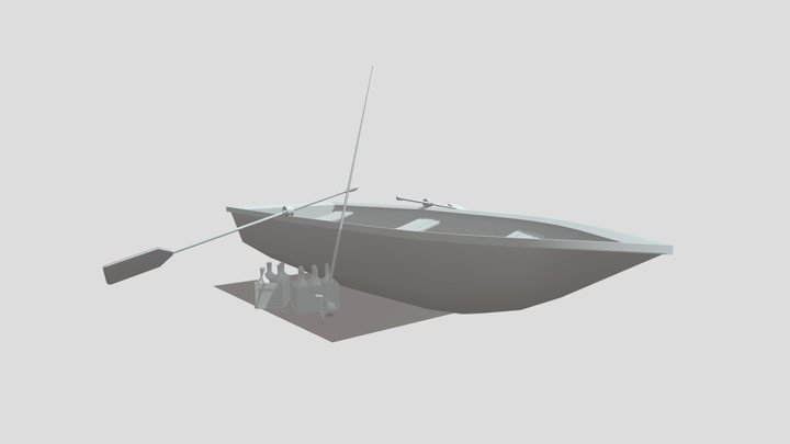 Forest Loner - 3 Simple props 3D Model