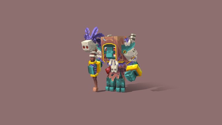 Goblin Shaman 3D Model