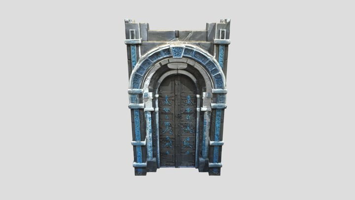 Gate of the Ancient Mountain 3D Model