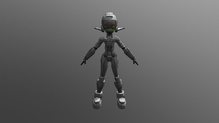 ARMOR_MEGAMAN_VENT 3D Model