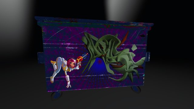 Space Dumpster 3D Model
