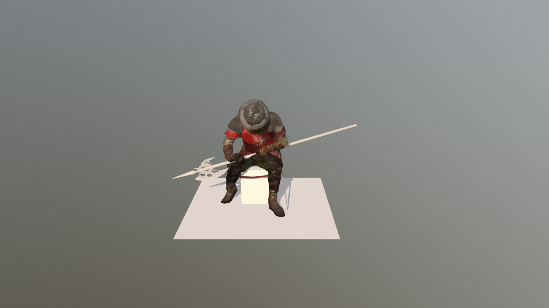 Sharpening a Halberd - 3D model by ARCanimation [836ce24] - Sketchfab