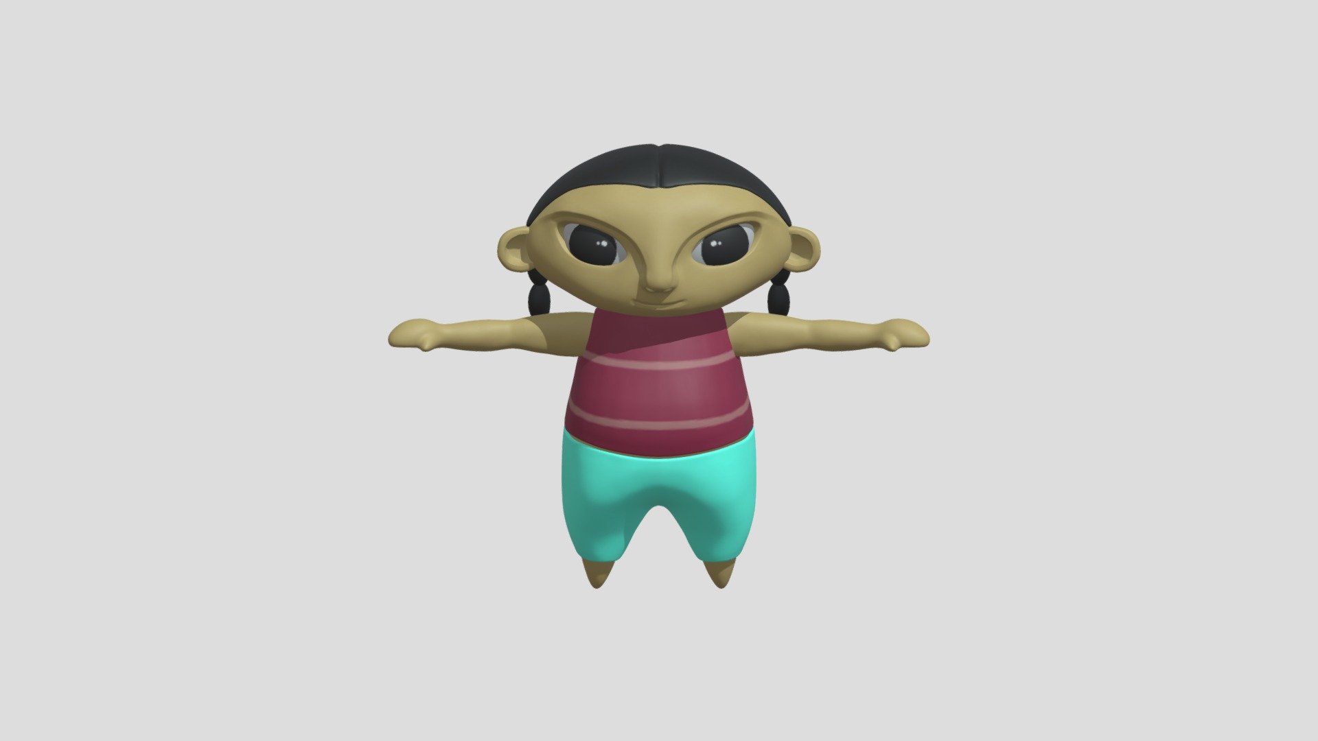 Flora - Modelado High Poly - v02