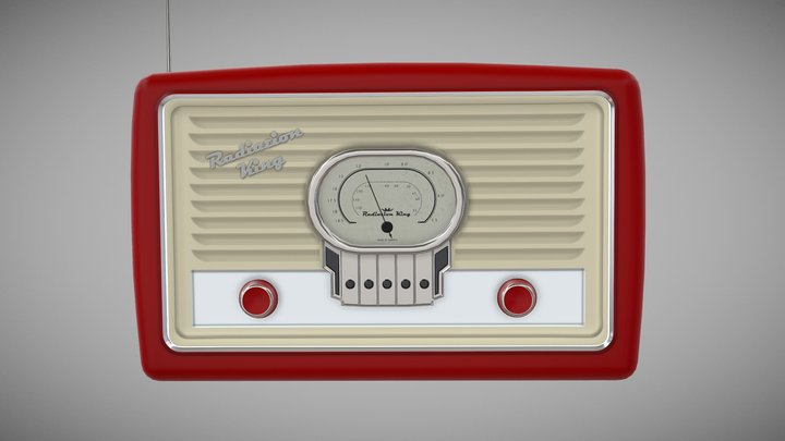 Radiation King Radio (Fallout Tribute) 3D Model