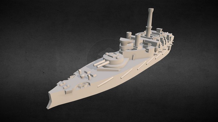 HMS Victoria 1887 3D Model