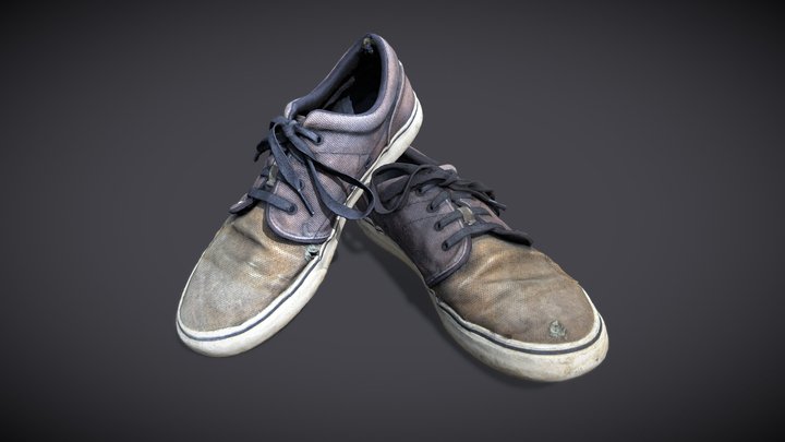 Worn-out shoes 3D Model