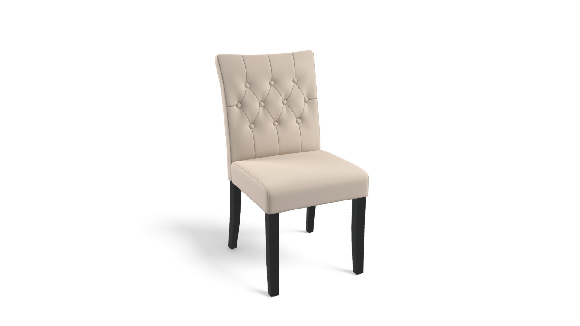 Set of 2 Flynn Dining Chairs, Putty Beige Download Free 3D model by